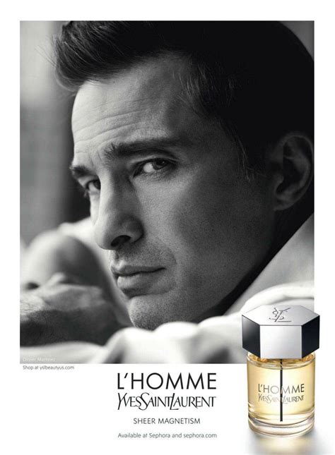 ysl l'homme ad painting|Yves Saint Laurent L’HOMME Fragrance with Olivier Martinez.